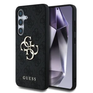 A prémium kategóriás Guess PU 4G Metal Logo hátlap elegáns, jellegzetes 4G mintával és a GUESS logóval kiegészítve.