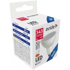 LED izzó, GU10 spot, 4W, 345lm, 6400K, AVIDE