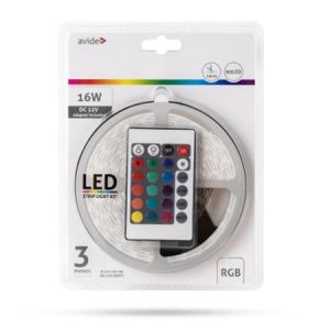 LED szalag, 3m, 90 LED, 7,2W, 990lm, RGB, AVIDE
