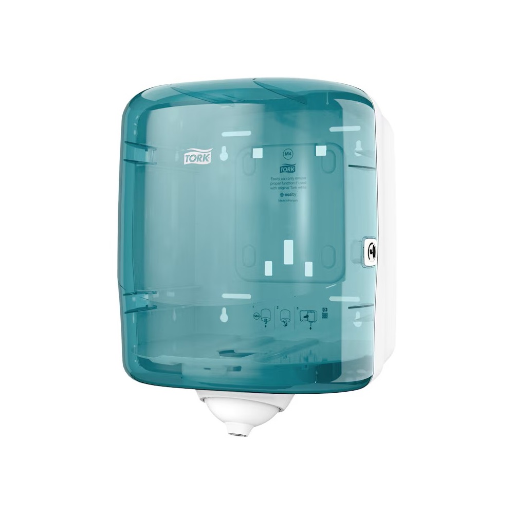 Adagoló laponkénti belsőmag adagolású törlőkhöz műanyag M4 Reflex™ Tork_473180 türkiz/fehér 1 Adagoló laponkénti belsőmag adagolású törlőkhöz műanyag M4 Reflex™ Tork_473180 türkiz/fehér