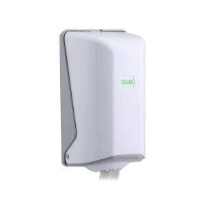 Adagoló tekercses kéztörlőhöz műanyag Mini Vialli SG1 fehér