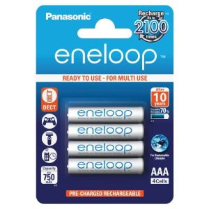 Akkumulátor eneloop AAA 750mAh 4 db-os