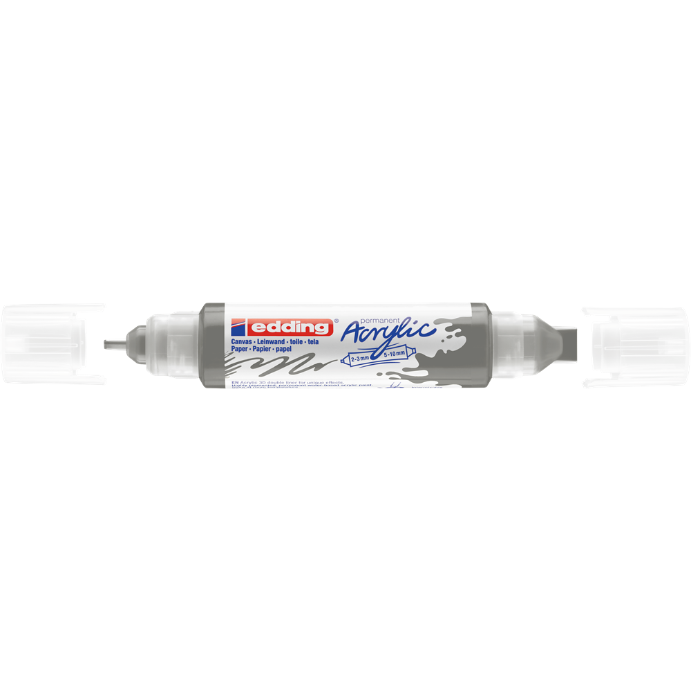 Akril marker 2-3mm, és 5-10mm, 3D kétvégű Edding 5400 antracit 1 Akril marker 2-3mm, és 5-10mm, 3D kétvégű Edding 5400 antracit