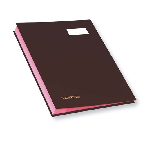 Aláírókönyv Exacompta 240x320 mm 18 részes fekete 3 Aláírókönyv Exacompta 240x320 mm 18 részes fekete - Image 3