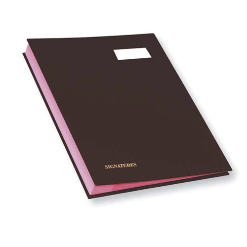 Aláírókönyv Exacompta 240x320 mm 24 részes fekete 3 Aláírókönyv Exacompta 240x320 mm 24 részes fekete - Image 3