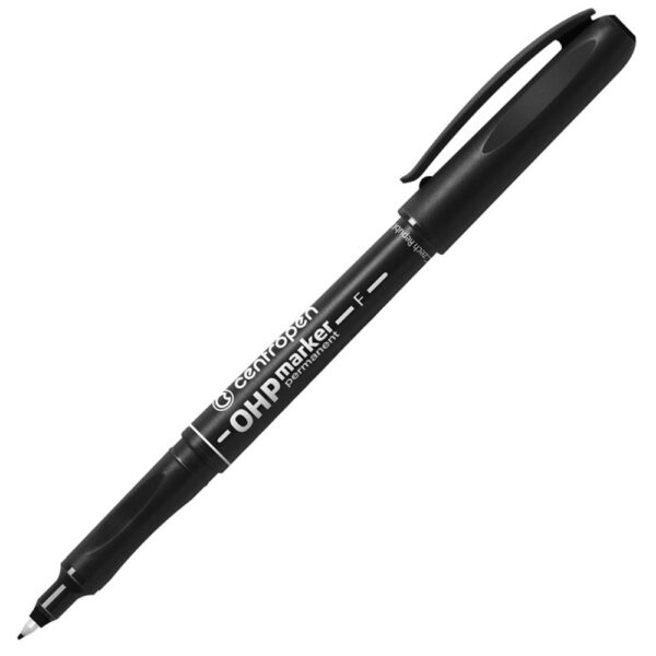 Alkoholos marker 06mm F OHP Centropen 2636 fekete i475730