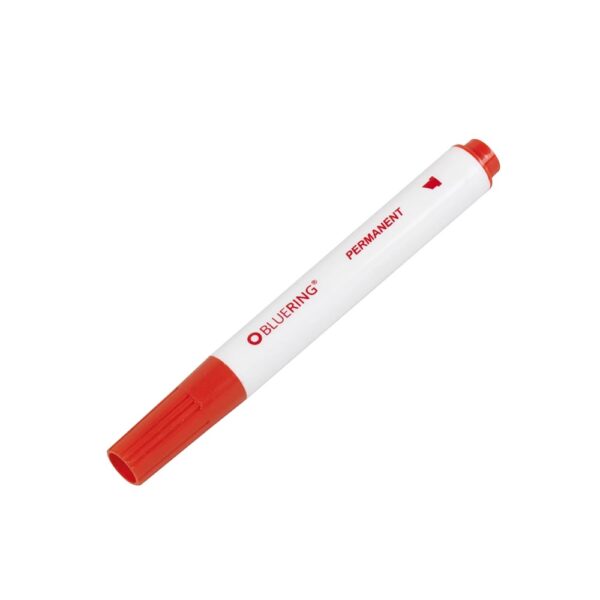 Alkoholos marker 1-4mm, vágott végű Bluering® piros - Image 2