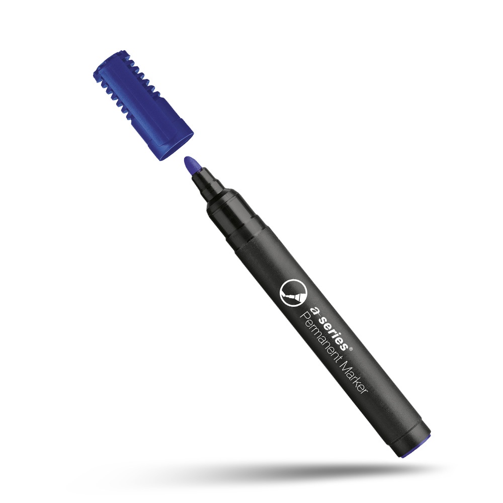 Alkoholos marker 3mm, kerek végű A-series kék 2 Alkoholos marker 3mm, kerek végű A-series kék - Image 2