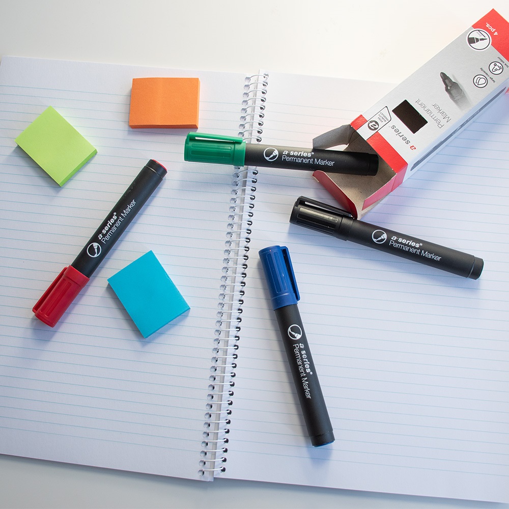 Alkoholos marker 3mm, kerek végű A-series piros 4 Alkoholos marker 3mm, kerek végű A-series piros - Image 4