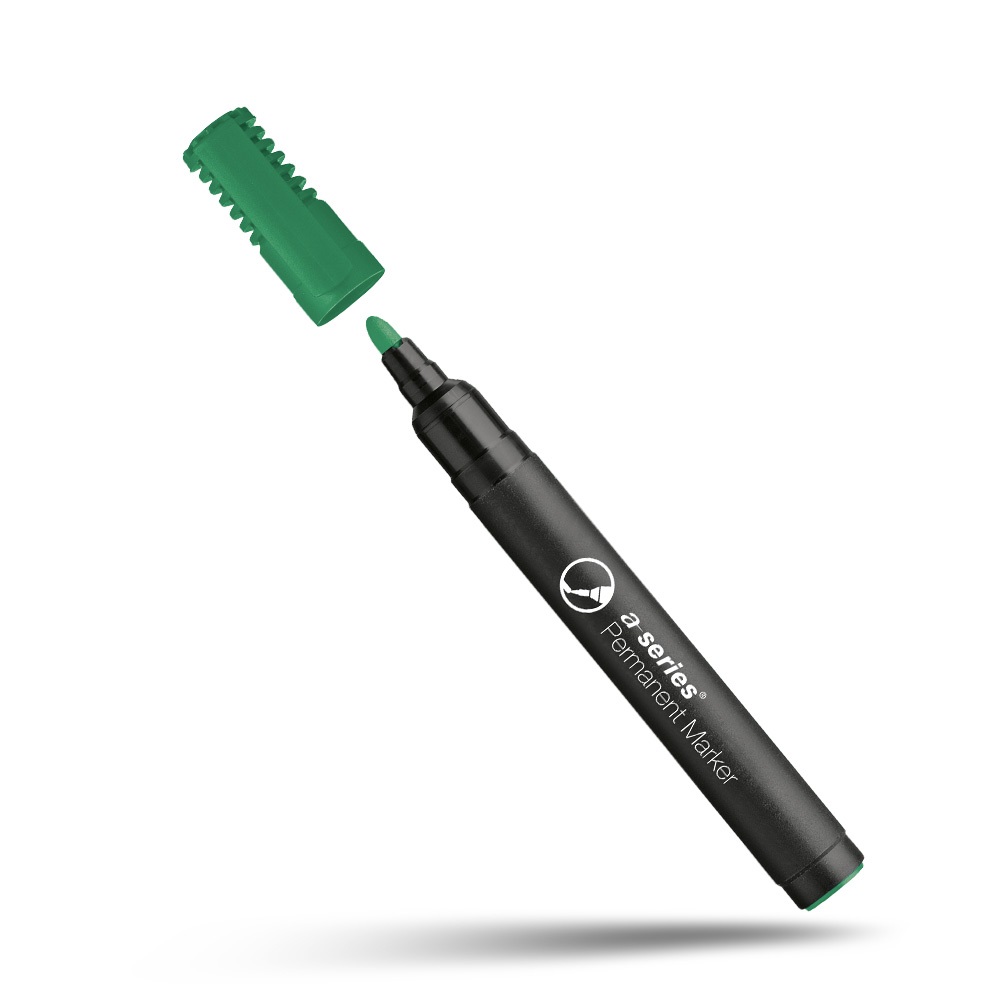 Alkoholos marker 3mm, kerek végű A-series zöld 2 Alkoholos marker 3mm, kerek végű A-series zöld - Image 2