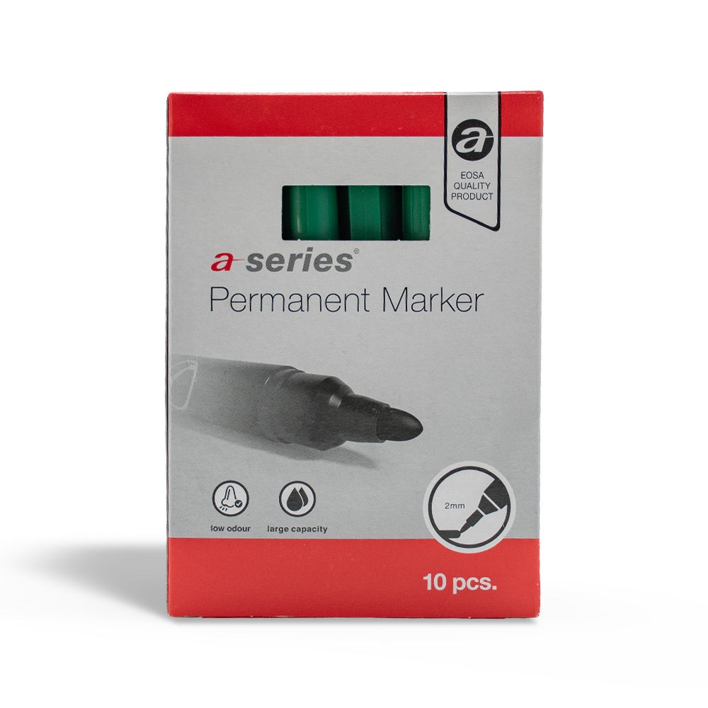 Alkoholos marker 3mm, kerek végű A-series zöld 3 Alkoholos marker 3mm, kerek végű A-series zöld - Image 3