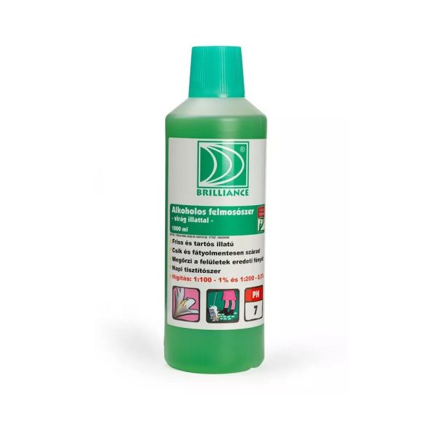 Általános tisztítószer alkoholos 1 liter virág illattal Brilliance - Image 2