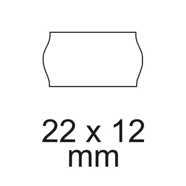 Arazoszalag 22x12 csak meto 622 722 gepekhez feher 10 tekercs i4106