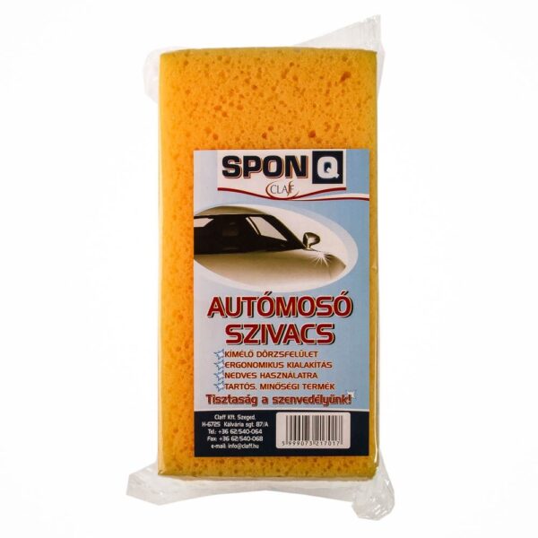 Automoso szivacs formazott 20 x 10 cm Claff Sponq i476028