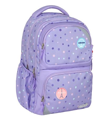 Iskolatáska, BELMIL "Maxi Pack Purple Dots" 3 Óvodai és iskolatáskák