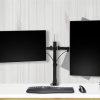 Monitortartó kar, kettő monitorhoz, KENSINGTON, "SmartFit® Ergo Dual"