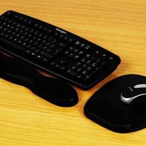 Csuklótámasz billentyűzethez, géltöltésű, KENSINGTON, fekete