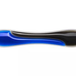 Csuklótámasz billentyűzethez, géltöltésű, KENSINGTON "Slim DuoGel", fekete-kék