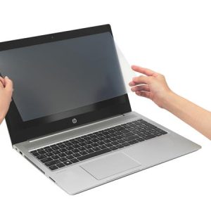 Monitorszűrő, tükröződéscsökkentő és kékfény szűrő, 15,6" 16:9 laptophoz, 345x194mm, levehető, KENSINGTON