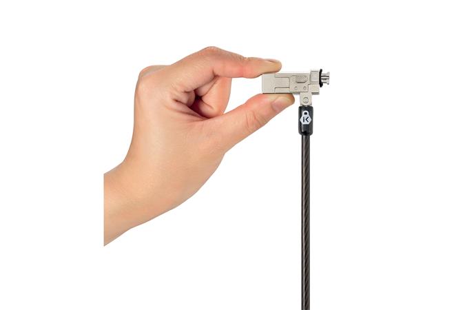 Notebookzár, kulcsos, KENSINGTON "Slim Nanosaver 2.0" 3 Notebook zár kulccsal