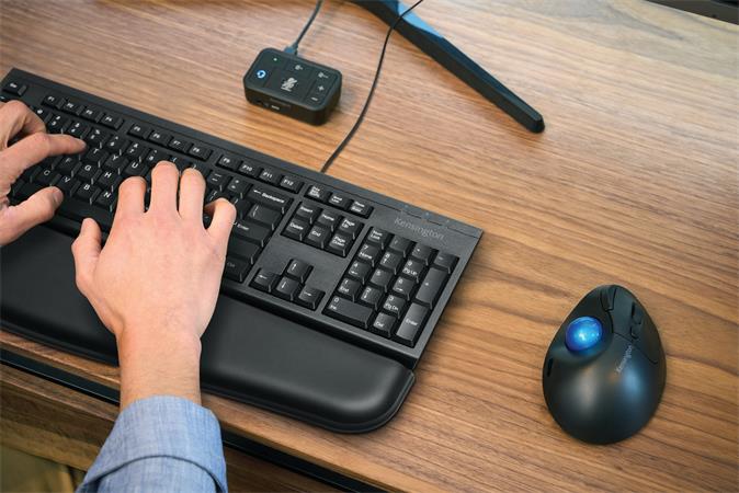 Egér, vezeték nélküli, optikai, KENSINGTON "TB450", fekete 4 Egér, vezeték nélküli, optikai, KENSINGTON "TB450", fekete - Image 4