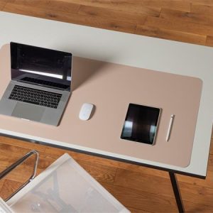 Könyökalátét, PP, 120x60 cm, RS OFFICE, "Puro Sens Stijl Soft Rosa"