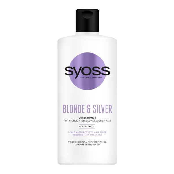 Balzsam 440 ml Syoss BlondeSilver i254264