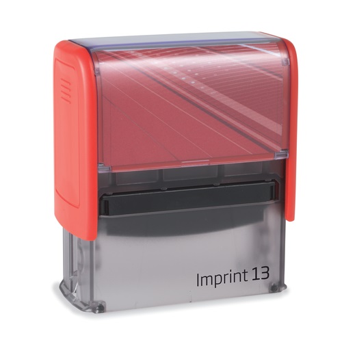 Bélyegzőház Trodat 8913 Imprint 2.0 piros, fekete párnával 1 Bélyegzőház Trodat 8913 Imprint 2.0 piros, fekete párnával