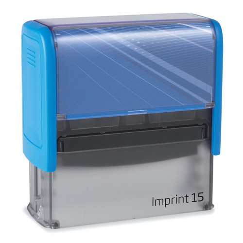 Bélyegzőház Trodat 8915 Imprint 2.0 kék, kék párnával 1 Bélyegzőház Trodat 8915 Imprint 2.0 kék, kék párnával