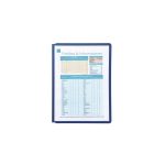 Bemutatótábla panel, A4, 5 db/csomag, Durable Sherpa kék - Image 4