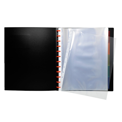Bemutatómappa Exacompta Exactive A/4 20 részes PP fekete 2 Bemutatómappa Exacompta Exactive A/4 20 részes PP fekete - Image 2