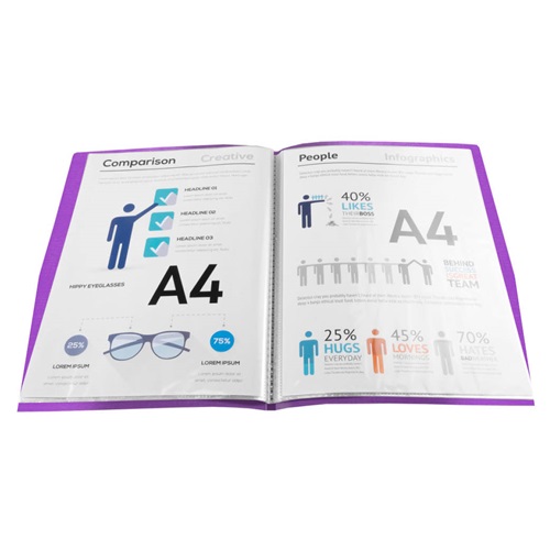 Bemutatómappa Exacompta Teksto A/4 30 részes vegyes színek 10 Bemutatómappa Exacompta Teksto A/4 30 részes vegyes színek - Image 10