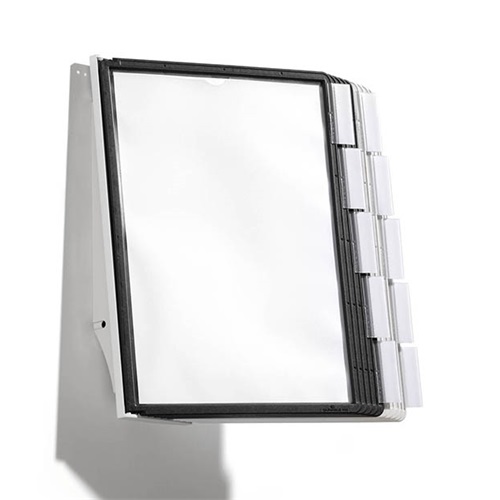 Bemutatótábla-tartó Durable Sherpa fali 10 db-os táblával (5 szürke + 5 fekete panellel) 7 Bemutatótábla-tartó Durable Sherpa fali 10 db-os táblával (5 szürke + 5 fekete panellel) - Image 7