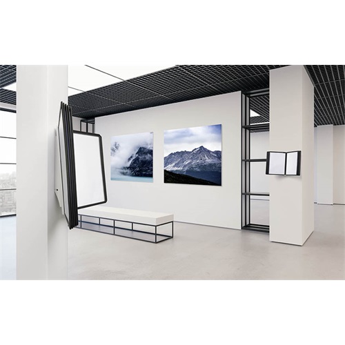 Bemutatótábla-tartó Durable Sherpa fali 10 db-os táblával (5 szürke + 5 fekete panellel) 6 Bemutatótábla-tartó Durable Sherpa fali 10 db-os táblával (5 szürke + 5 fekete panellel) - Image 6