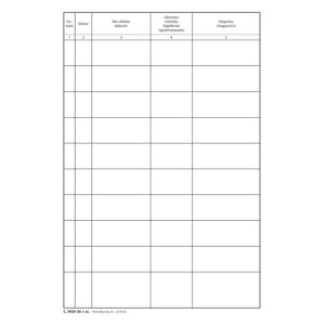 Betegnapló 100 lapos könyv 205x295 mm