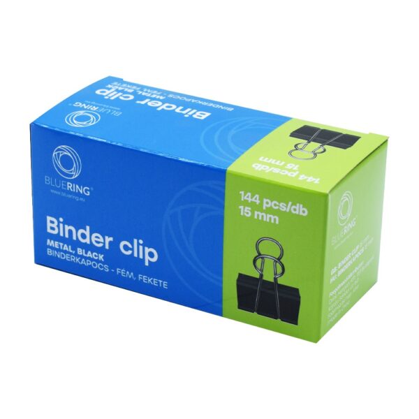 Binderkapocs 15mm 12 dbdoboz Bluering i535684