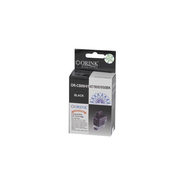 Brother CB09 CB41 CB47 LC900 LC950 tintapatron black ORINK i32314