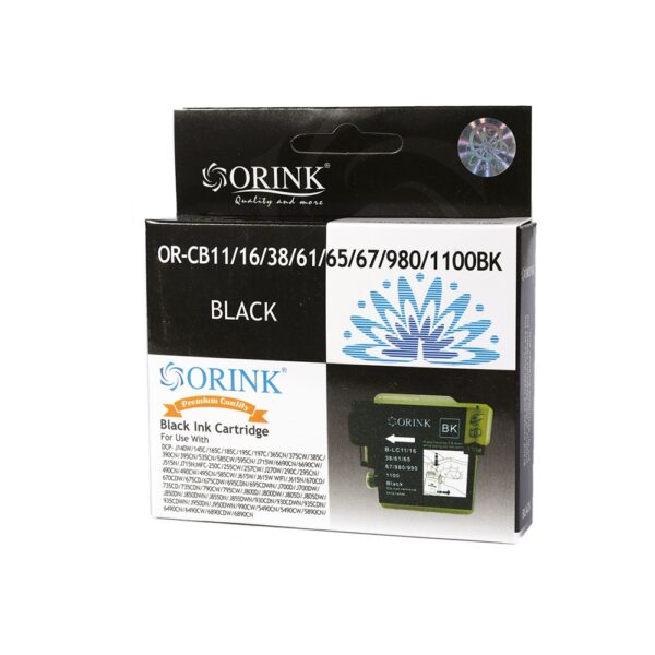 Brother CB11LC980LC1100XL tintapatron black ORINK i93523