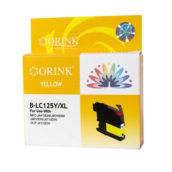 Brother LC125XL tintapatron yellow ORINK i93571