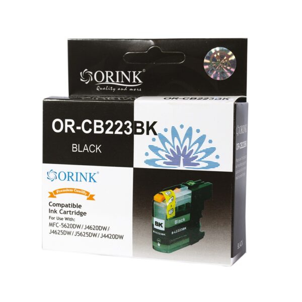 Brother LC223XL tintapatron black ORINK i93601