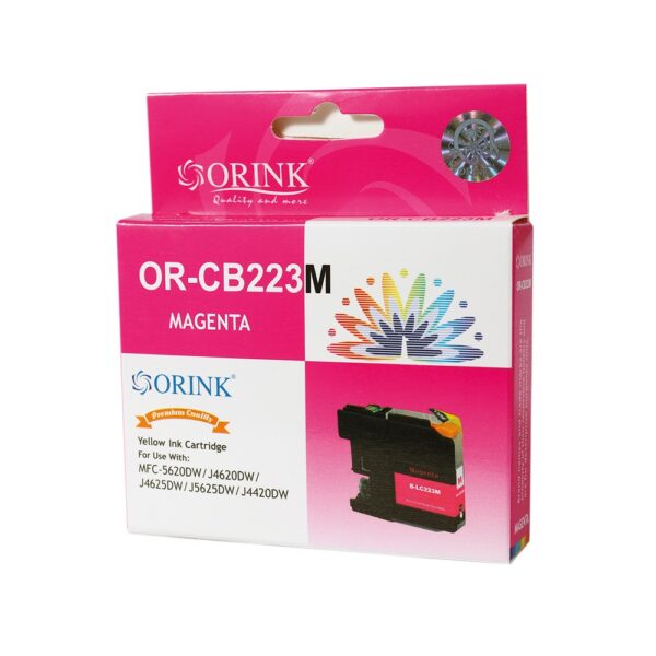 Brother LC223XL tintapatron magenta ORINK i93611