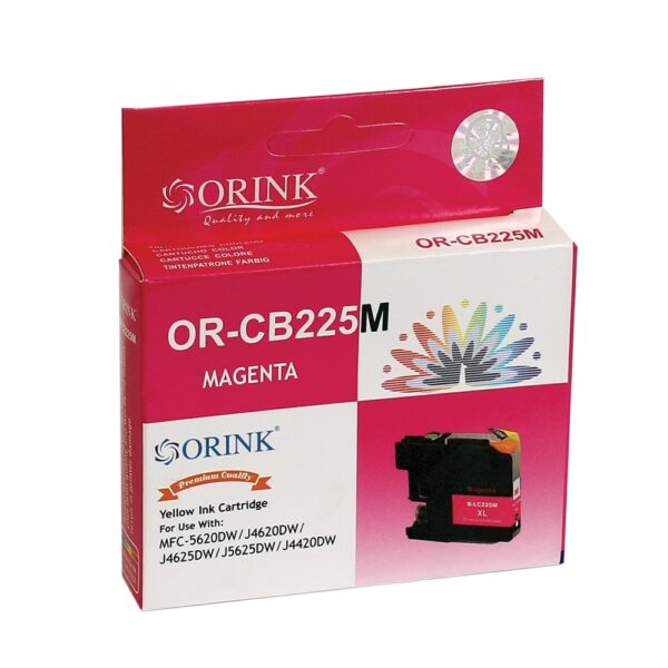 Brother LC225XL tintapatron magenta ORINK i93626