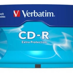 CD-R lemez, 700MB, 52x, 25 db, hengeren, VERBATIM "DataLife"