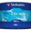 CD-R lemez, 700MB, 52x, 50 db, hengeren, VERBATIM "DataLife"