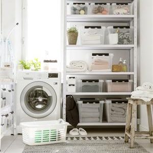 Műanyag tárolódoboz, 2 liter, fekete fogantyúkkal, SMARTSTORE "Classic 2", átlátszó