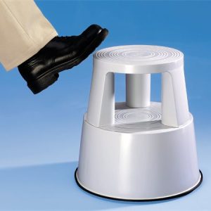 Gurulós polipropilén zsámoly,WEDO, világosszürke