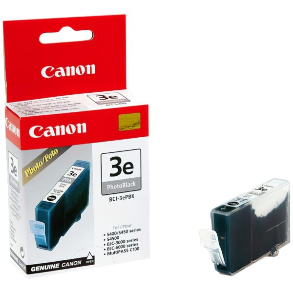 Canon BCI3E tintapatron photo black ORIGINAL leertekelt i180562