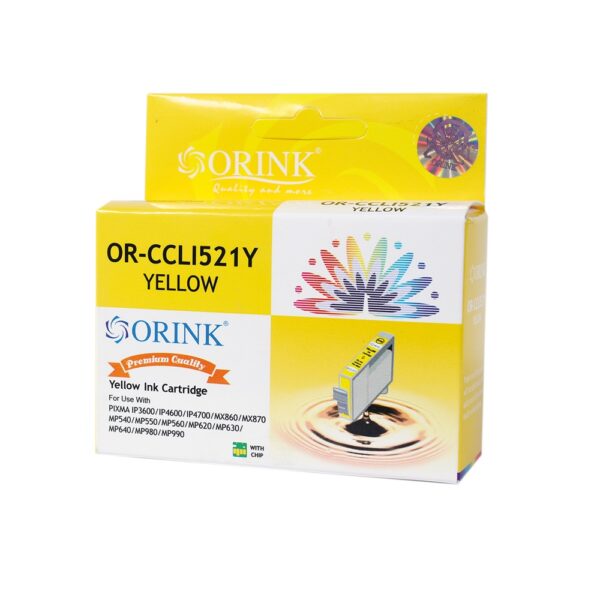 Canon CLI521 tintapatron yellow ORINK i93787