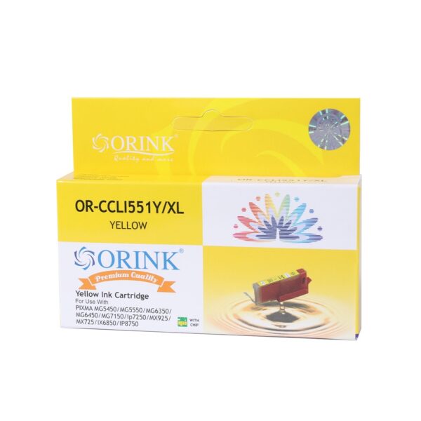 Canon CLI551XL tintapatron yellow ORINK i93101