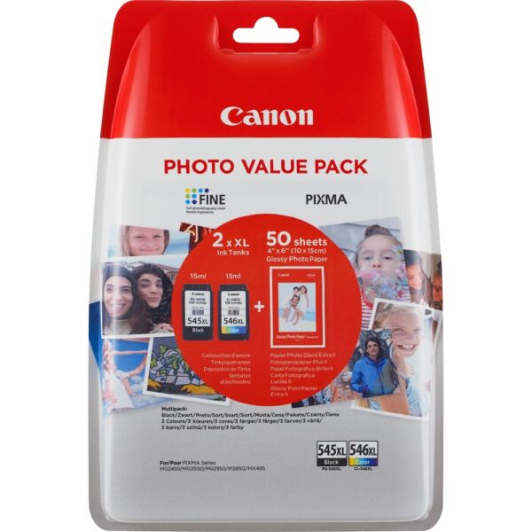 Canon PG545XLCL546XL tintapatron fotopapir multipack ORIGINAL i473970